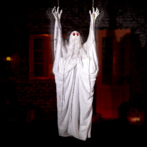 Halloween Animatronics 5ft Hanging Swing Ghost