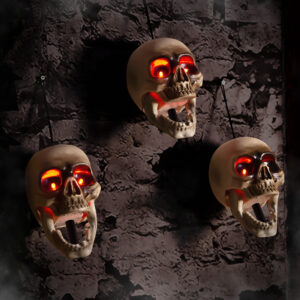 Halloween Animatronics Floating Hanging Skull Decorations