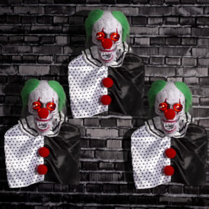 Halloween Animatronics Clown Pathway Markers Decorations
