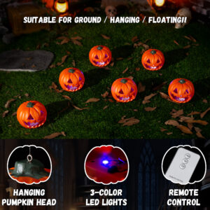 Halloween Decorations Floating Pumpkin Lights - Image 4