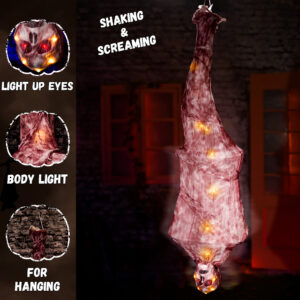 Alternative view of Halloween Animatronics 67inch Cocoon Corpse