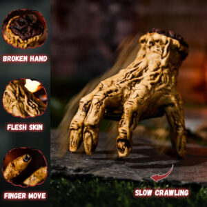 Halloween Animatronics Crawling Zombie Hand Decorations - Image 3
