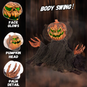 Alternative view of Halloween Animatronics Groundbreaker Pumpkin