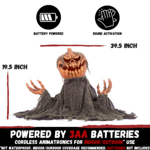 Halloween Animatronics Groundbreaker Pumpkin - Image 3