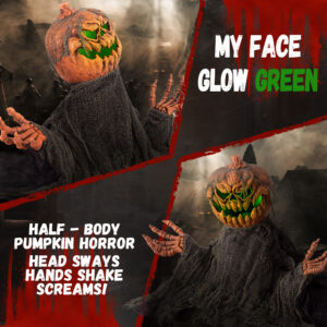 Halloween Animatronics Groundbreaker Pumpkin - Image 4