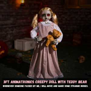 Halloween Animatronics 36inch Doll - Image 5