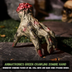 Halloween Animatronics Crawling Zombie Hand Decorations - Image 5