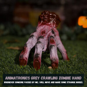 Halloween Animatronics Crawling Zombie Hand Decorations - Image 4