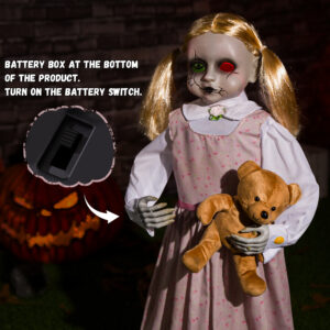 Halloween Animatronics 36inch Doll - Image 6