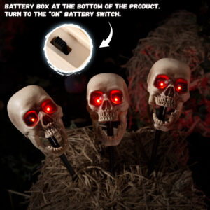 Halloween Animatronics Floating Hanging Skull Decorations - Image 6