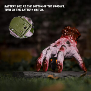 Halloween Animatronics Crawling Zombie Hand Decorations - Image 5