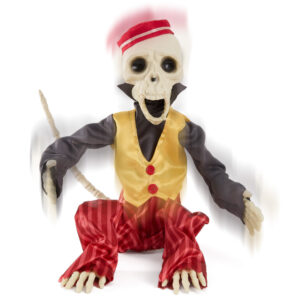 Halloween Animatronics 12" Skeleton Monkey (Circus)