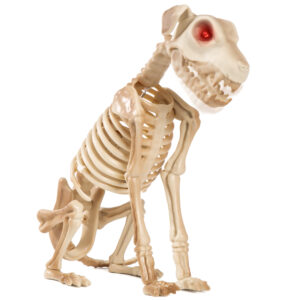 Halloween Animatronics 15" Skeleton Dog