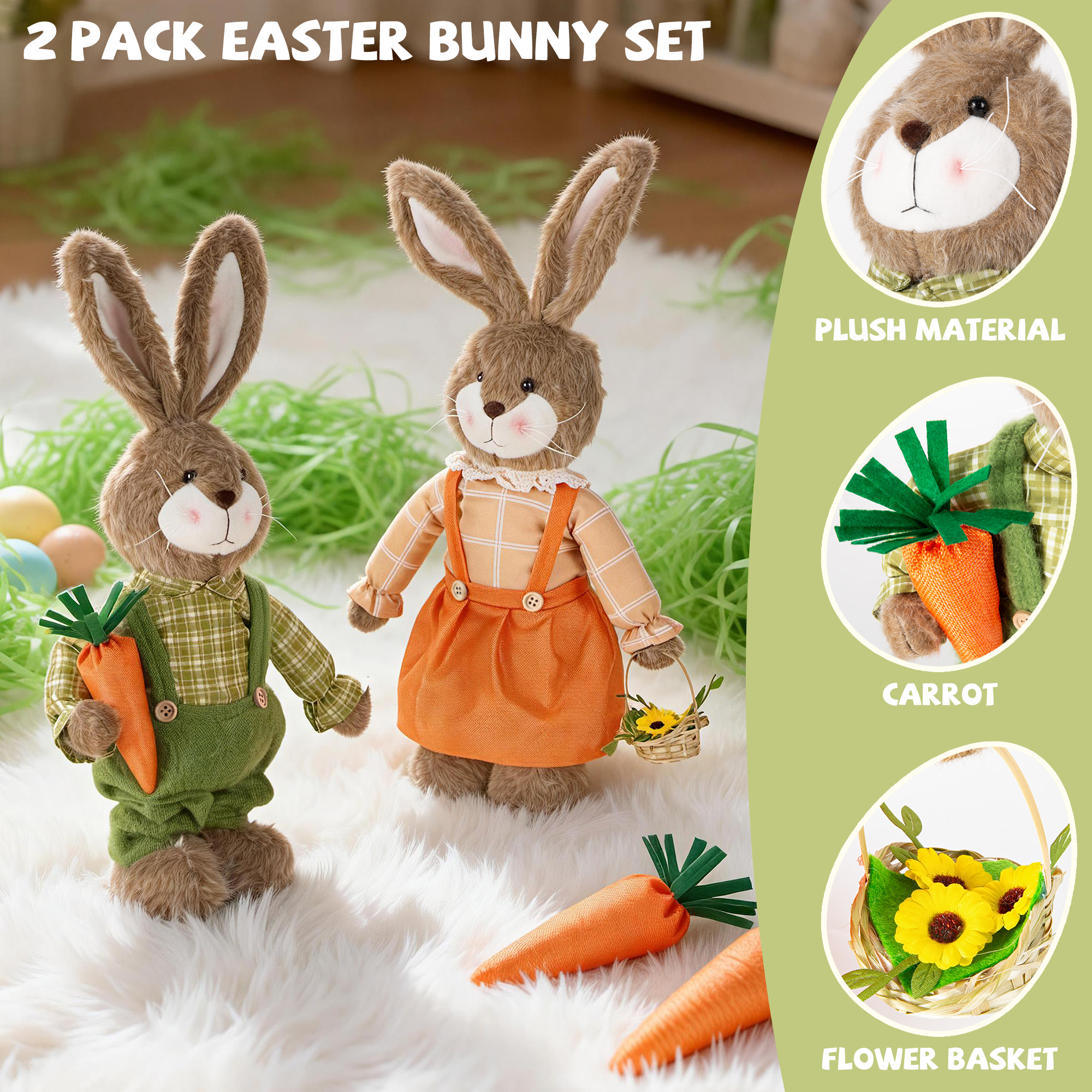 ELAMAS Easter Bunny Decorations - Image 7
