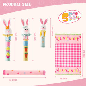 ELAMAS 5 Pack Easter Refrigerator Handle Covers - Image 6