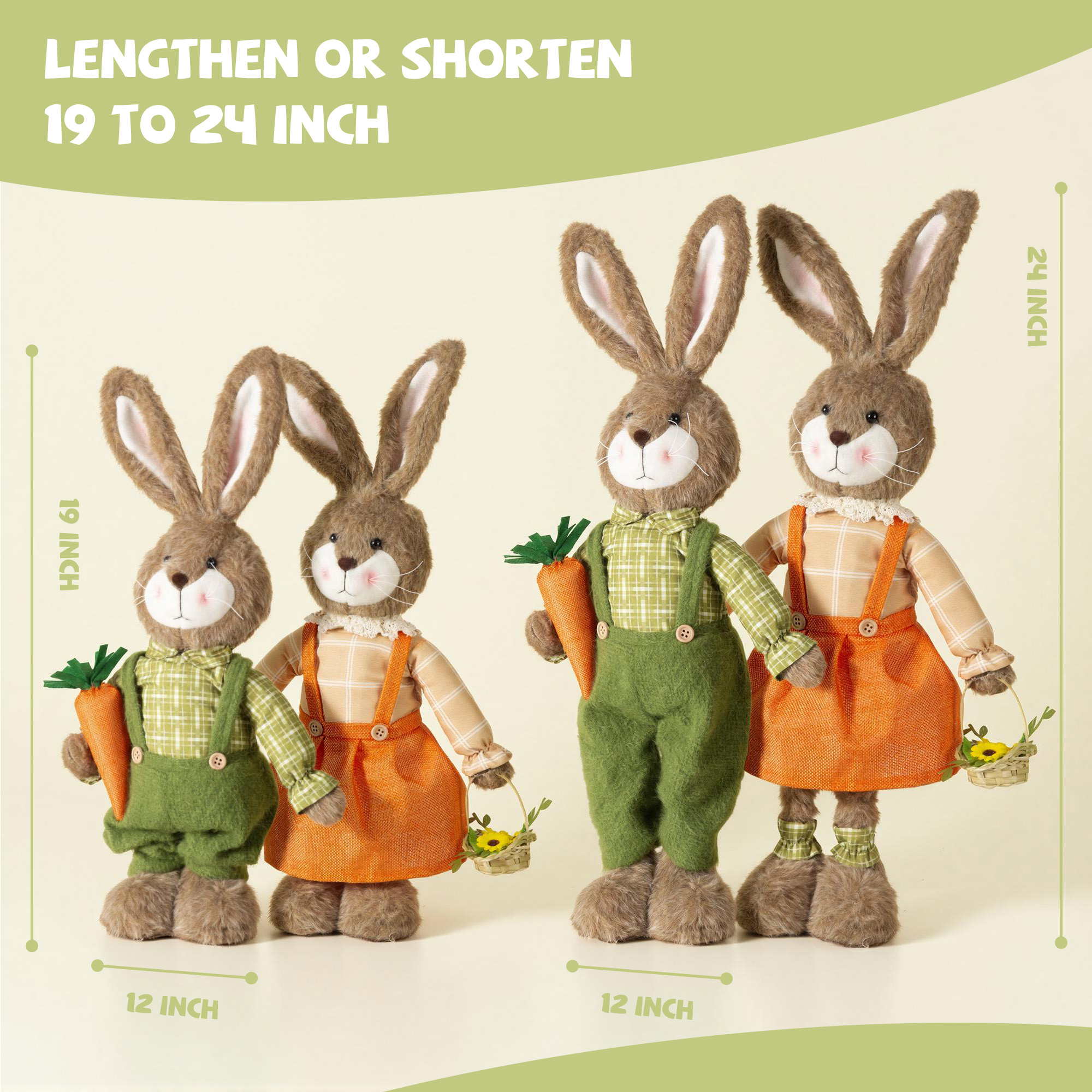 ELAMAS Easter Bunny Decorations - Image 5