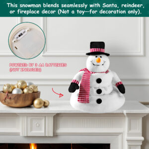 Christmas Animated Up & Down Singing Snowman - Image 5
