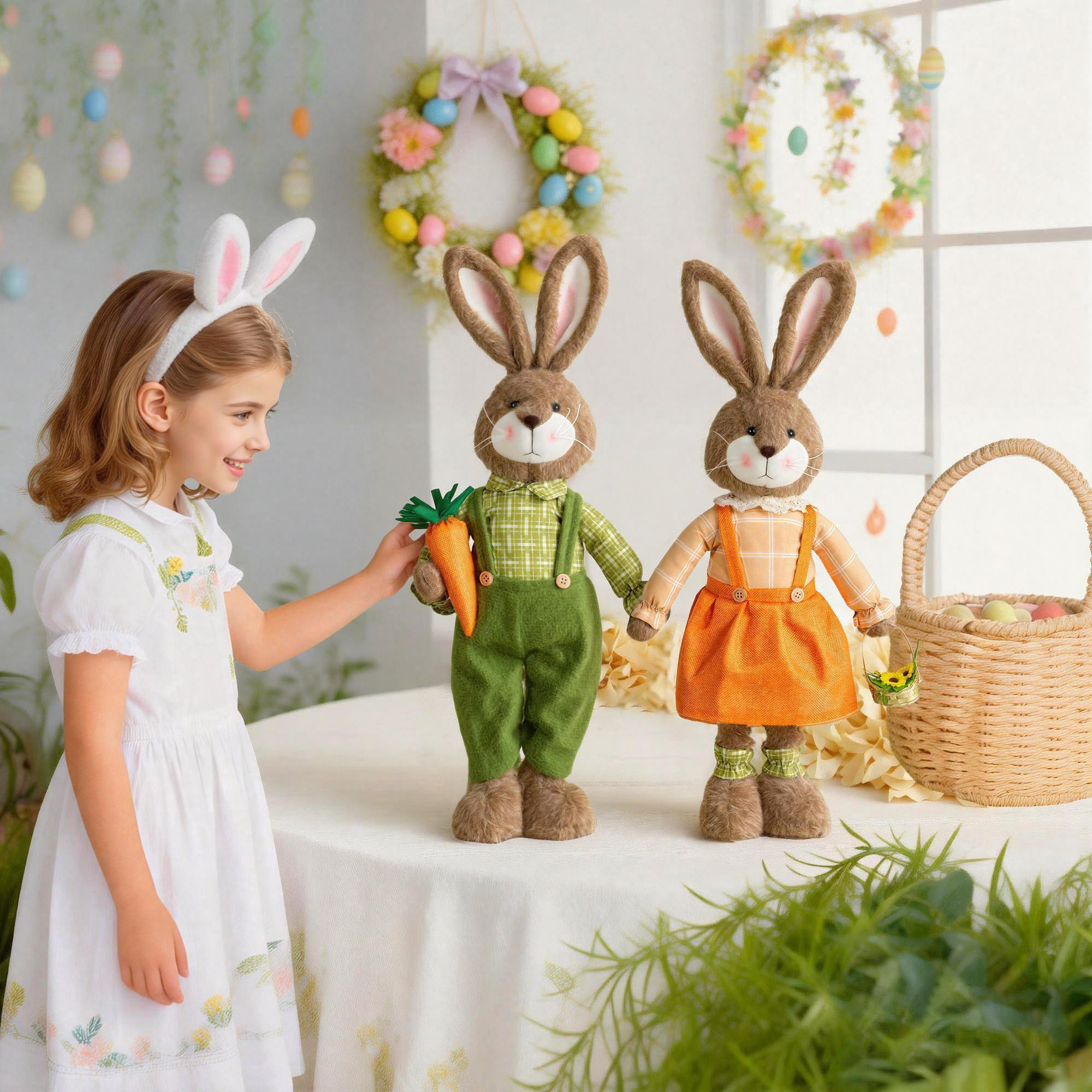 ELAMAS Easter Bunny Decorations - Image 3