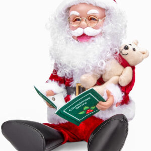 Santa Claus Christmas Animated Decoration Storytelling Plush
