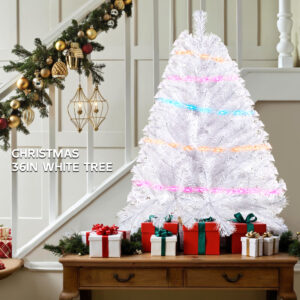 Alternative view of White 3ft Christmas Tree with Lights
