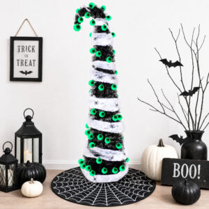 5ft Halloween Eyeball Tree with 50 Lights - Image 5