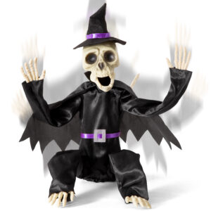 Halloween Animatronics Skeleton Monkey (Witch)