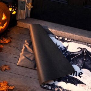 Alternative view of Halloween Musical Door Mat, Foot Sensor 2-in-1 Christmas Doormat Holiday Decor