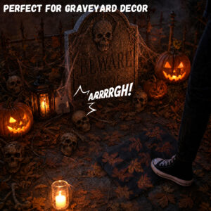 Halloween Musical Door Mat, Foot Sensor 2-in-1 Christmas Doormat Holiday Decor - Image 3
