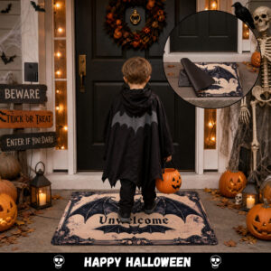 Halloween Musical Door Mat, Foot Sensor 2-in-1 Christmas Doormat Holiday Decor - Image 6