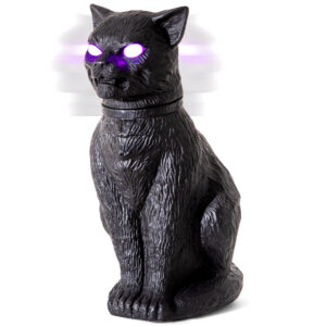 Halloween Animatronics Decorations 15.7inch Animated Black Cat - Image 8