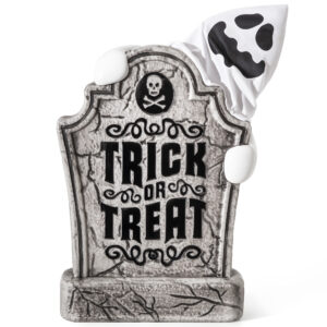 Halloween Decorations Animatronic Tombstone with Pop-Up Ghost