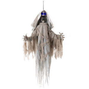 Halloween Animatronics Decorations 59inch Scary Hanging Ghost