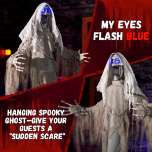 Halloween Animatronics Decorations 59inch Scary Hanging Ghost - Image 5