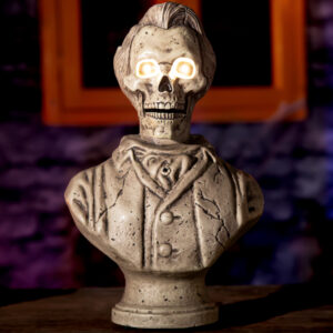 Alternative view of Halloween Animatronics Talking Stone Statue Decorations