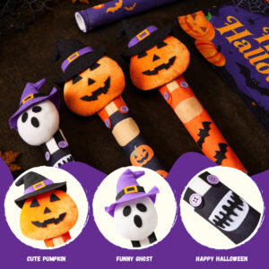5 Pack Halloween Refrigerator Handle Covers, Pumpkin Kitchen Appliance Handle Covers - Image 5