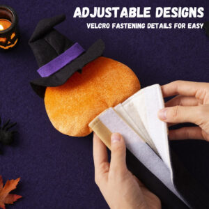 5 Pack Halloween Refrigerator Handle Covers, Pumpkin Kitchen Appliance Handle Covers - Image 4